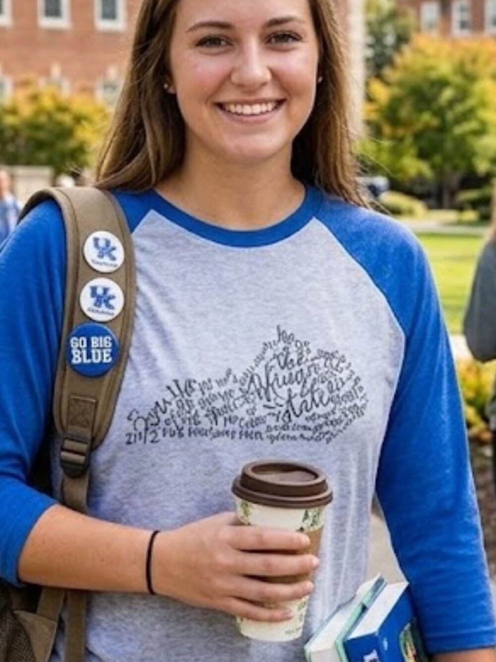 T-Shirt Large 3/4 sleeve Kentucky